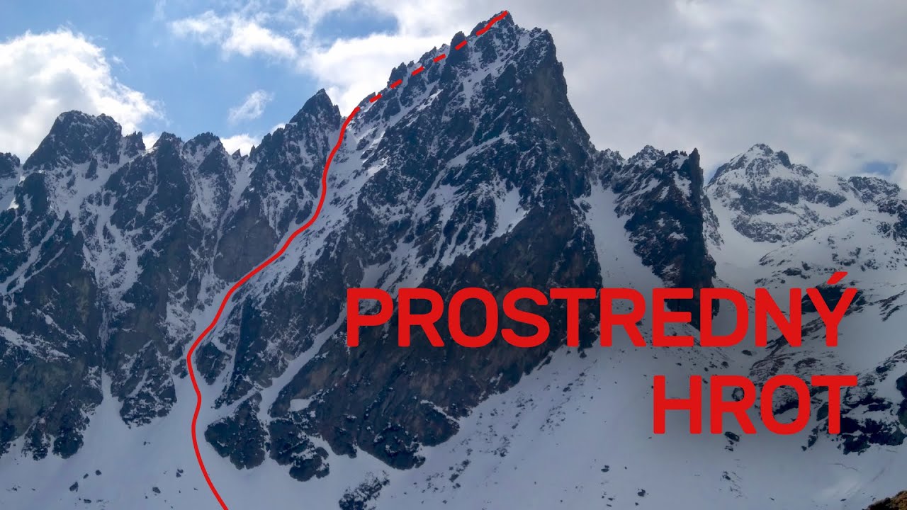 Prostredný hrot - skialp Vysoké Tatry