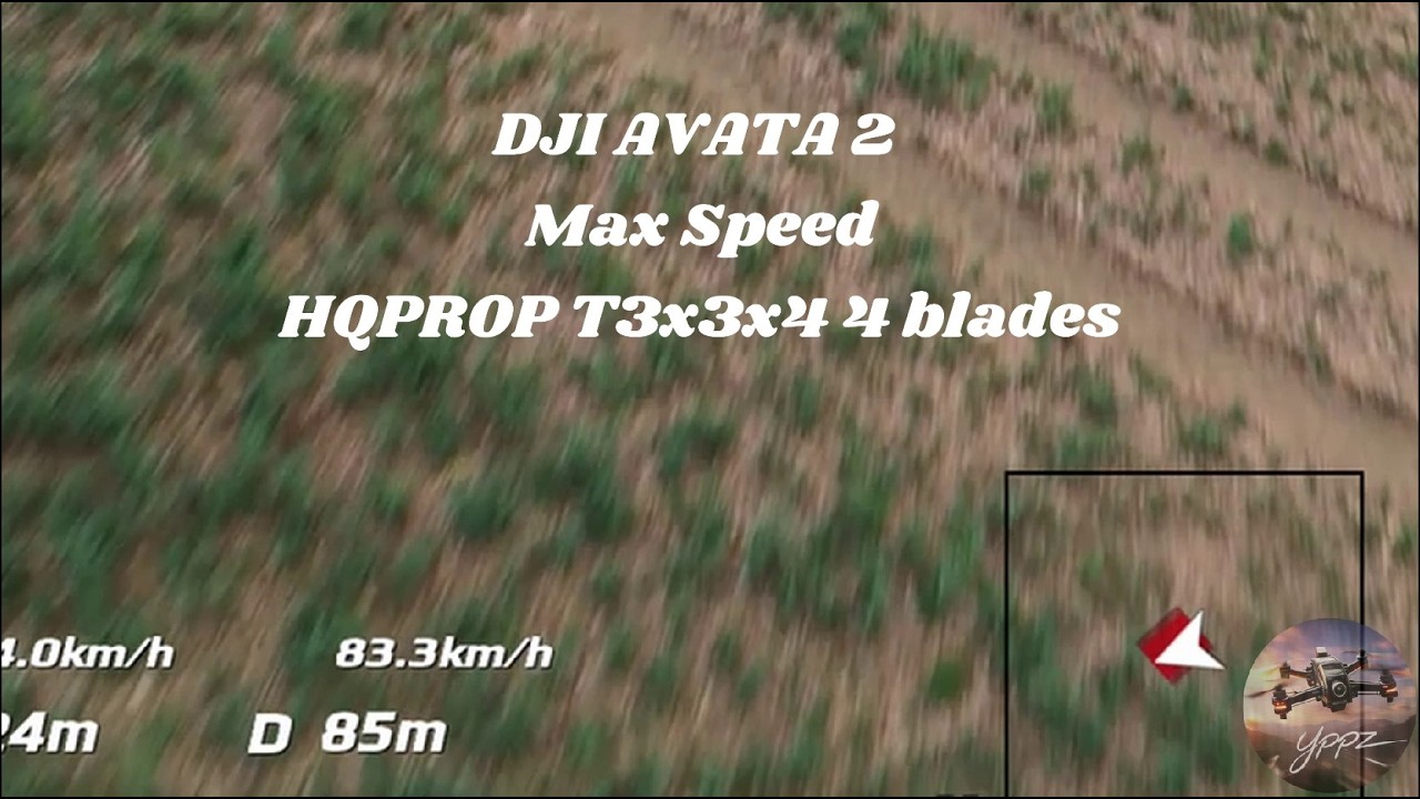 DRONE DJI AVATA2 FPV  Max Speed HQPROP T3x3x4 baldes