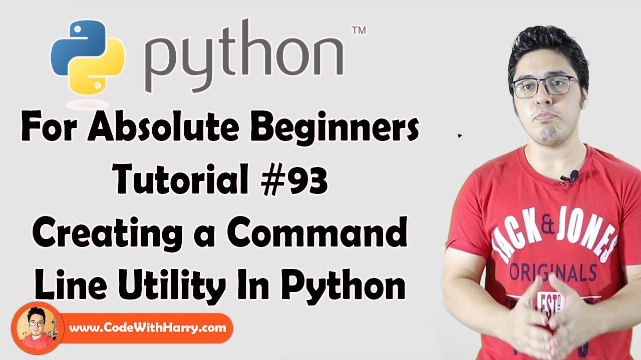 Creating a Command Line Utility In Python | Python Tutorials For Absolute Beginners In Hindi #93