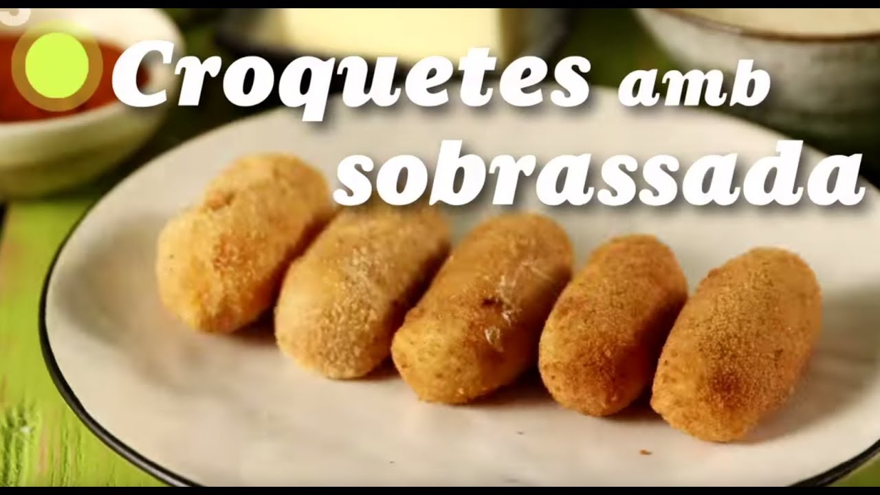 Croquetes amb sobrassada