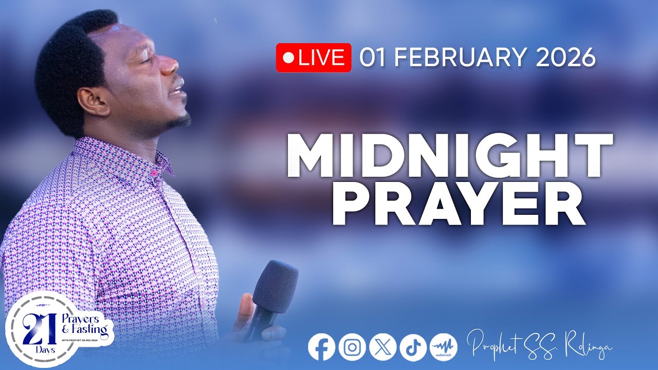 🔴LIVE​​​​​​​​​​​​​​​ MAOMBI YA USIKU MFUNGO (SIKU 21) - DAY 20 (FINAL-MIDNIGHT PRAYER JAN 31, 2026)