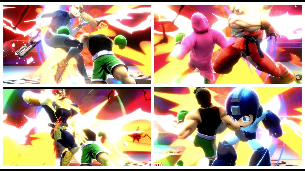 Little Mac KO Punch on EVERYONE (With DLC)