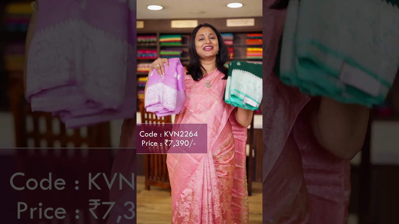 Pure Banarasi Chiffon Sarees from Rs. 7390/- | Prashanti | 14 Jun 25