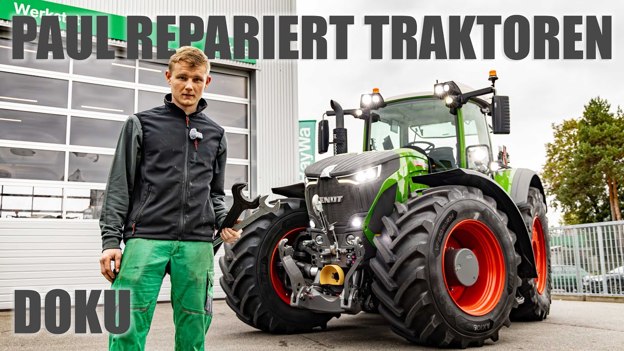 Paul zwischen Werkstatt, Landmaschinen & Ausbildung 🚜 |  Doku