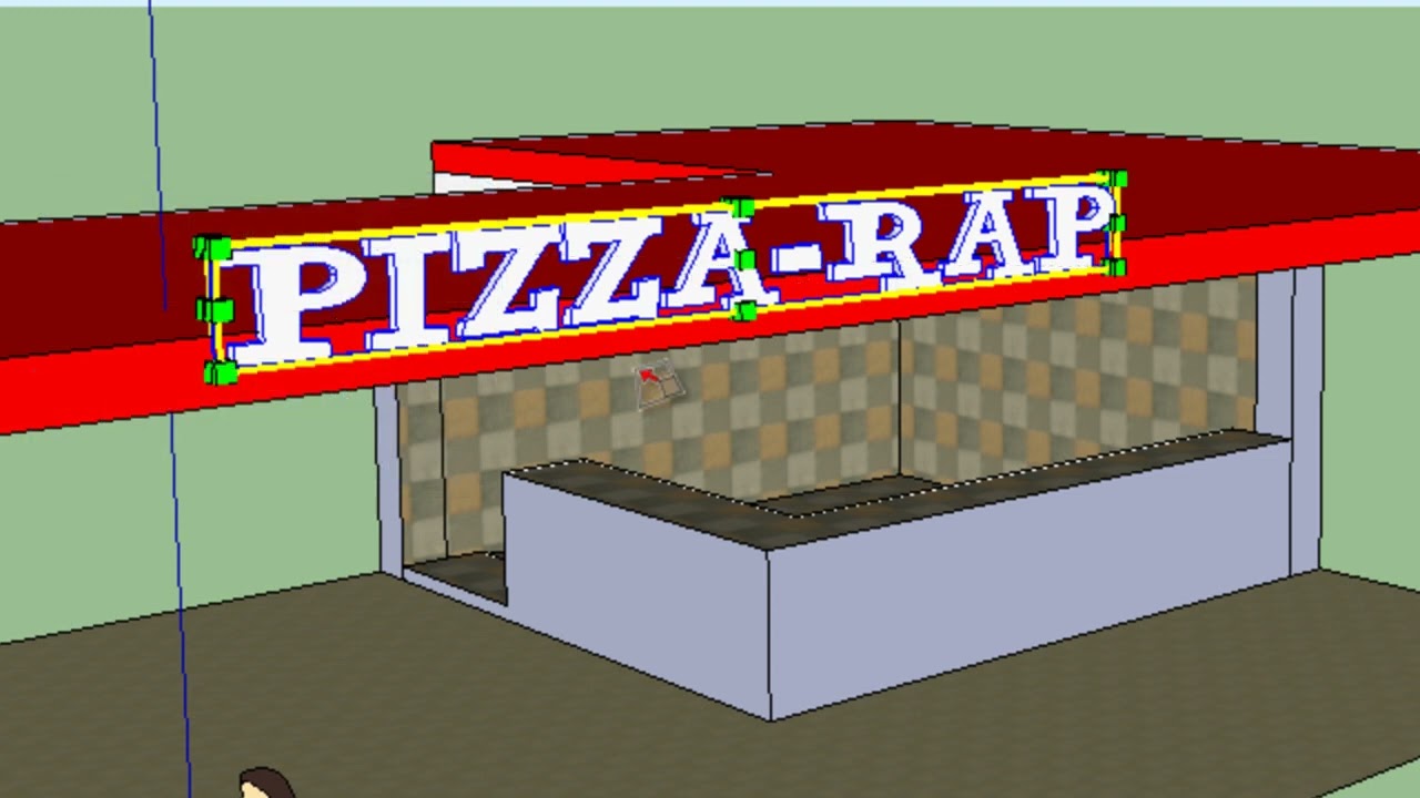 Pizza Booth Sketchup Tutorial
