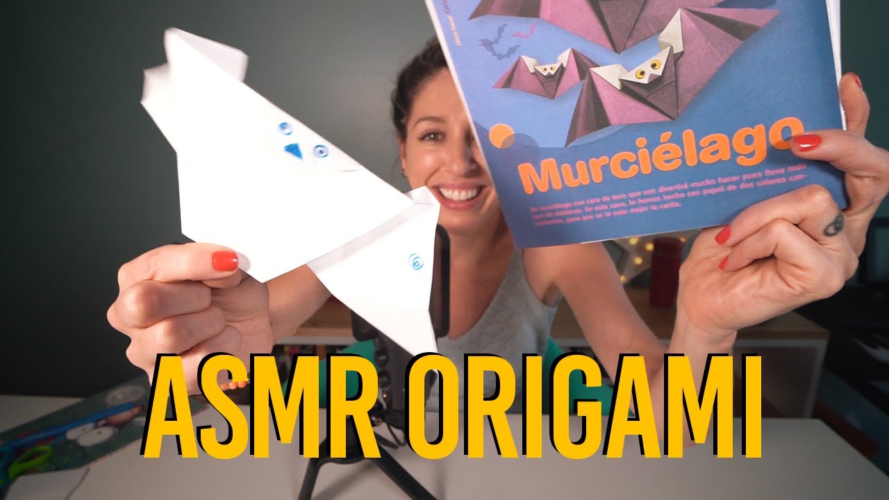 ASMR 🎧🎧 sonidos de papel. Hago ORIGAMI