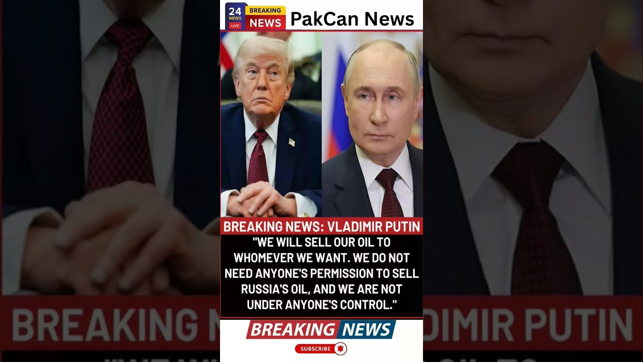 Putin Signals Russia Will Follow Its Own Oil Strategy | PakCan News