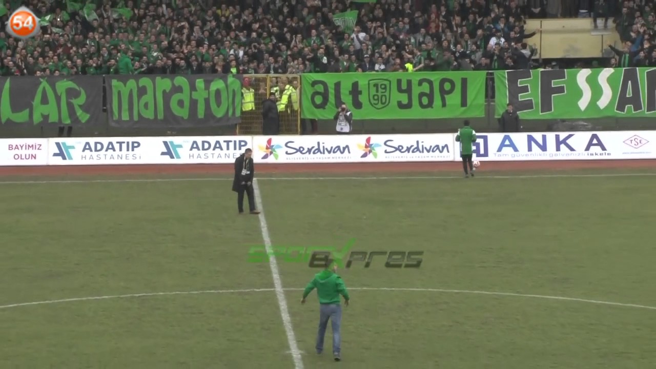 Sakaryaspor 1-2 afyon #Uzun özet Full stad (20.000 kişi)
