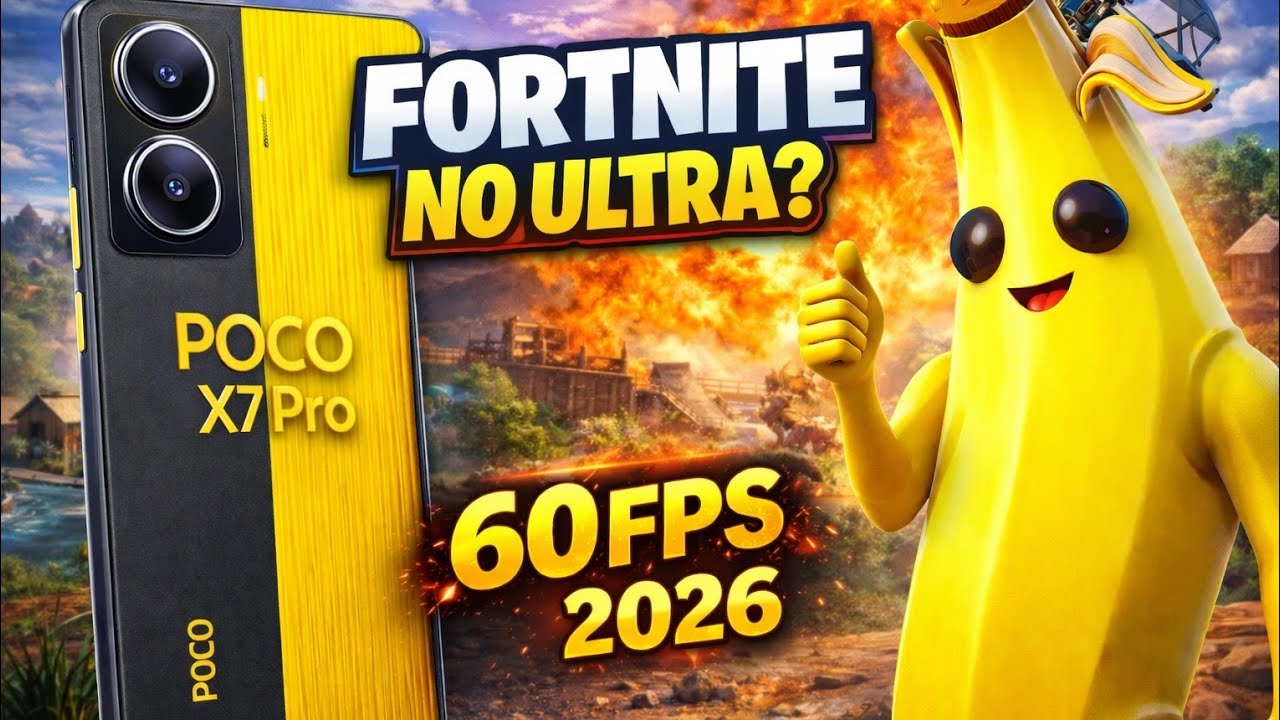 POCO X7 Pro: O MELHOR CUSTO BENEFÍCIO PRA FORTNITE?