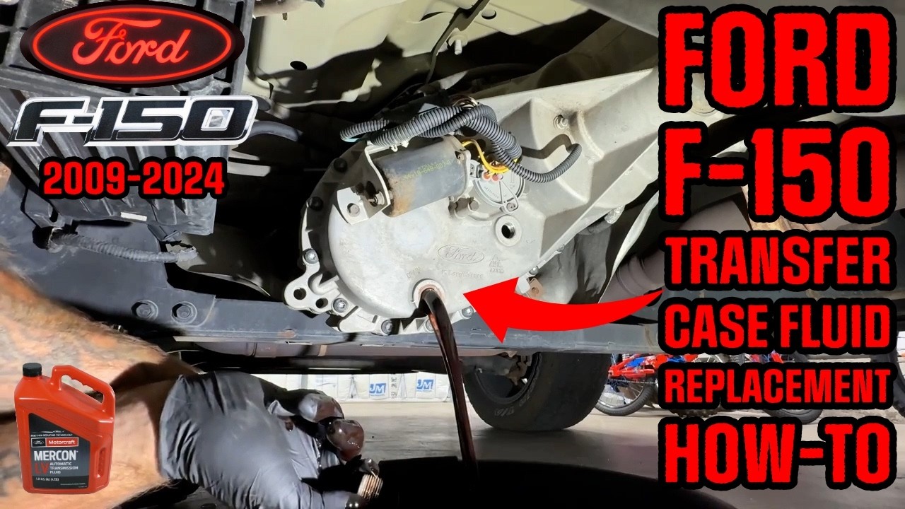 Инструкция по замене жидкости в раздаточной коробке Ford F-150 2009-2024 годов выпуска.