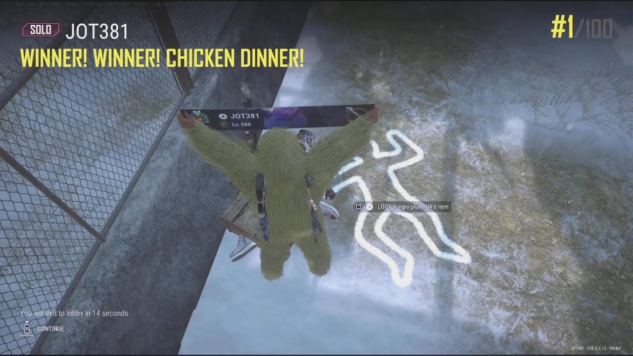 JOT381 PUBG 290126 ERANGEL 4 KILLS 2353rd SOLO WIN 1/100 CHICKEN DINNER SOLO