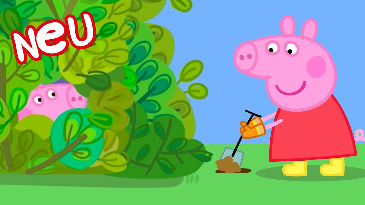 Peppa-Wutz-Geschichten | Das Gartenversteck | Videos für Kinder