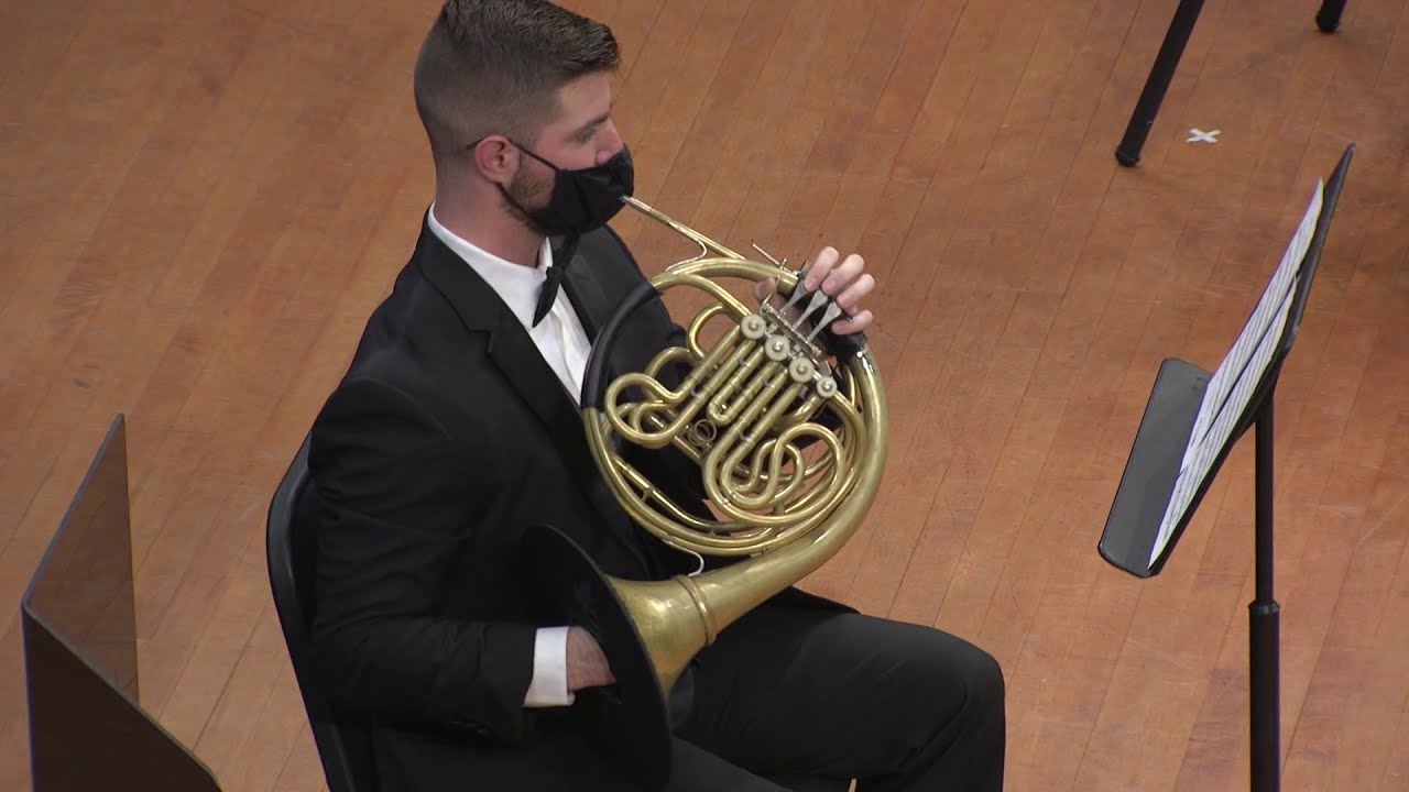 Military March in F (Beethoven) & Geschwindmarsch by Beethoven (Hindemith) - North Texas Wind Orch.