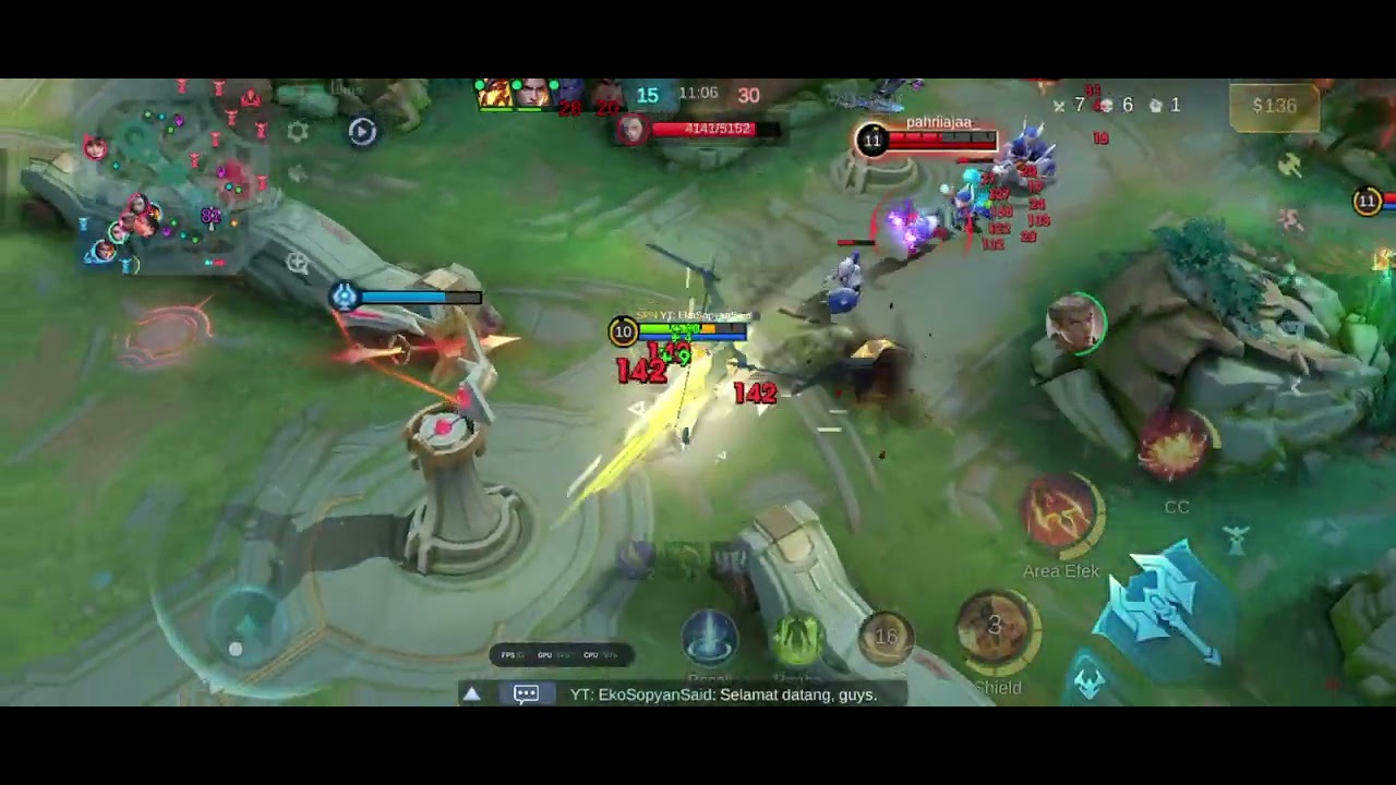 Mobile Legends Bang Bang hanabi gold lane game play 17
