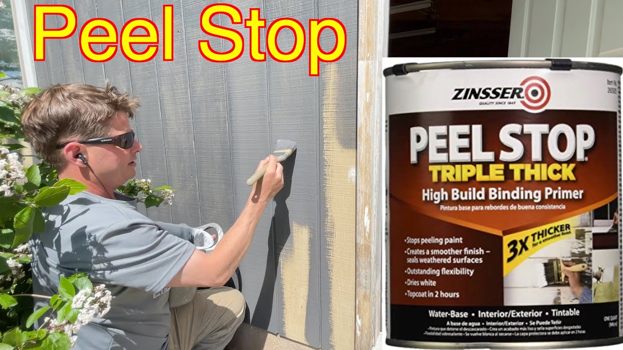 How To Paint Old Weathered Barn Fast - Zinsser Peel Stop - Sherwin Williams Rejuvenate (Part 2)