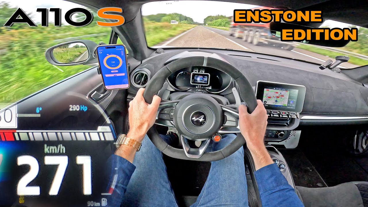2024 ALPINE A110S *271KMH* on AUTOBAHN [NO SPEED LIMIT]