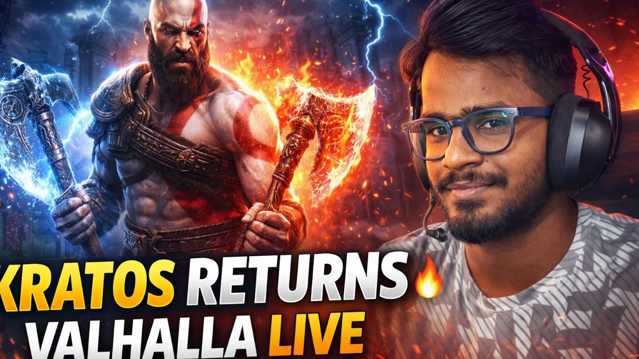 🔴 KRATOS vs GODS! | God of War Ragnarök LIVE Telugu💀#gaming #godofwar #kratos #pcgaming