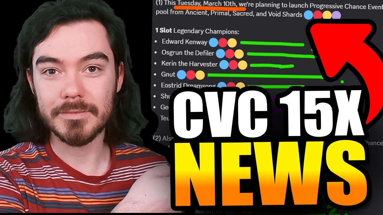 NICE CvC News and that's all for this Week so far!! | RAID: Shadow Legends