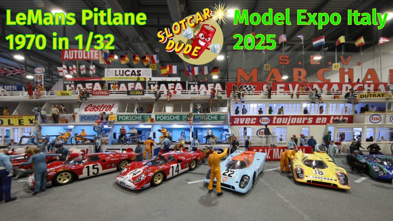 The Ultimate 1/32 Slotcar Pitlane That Will Blow Your Mind #slotcarsareback #slotcarscenery
