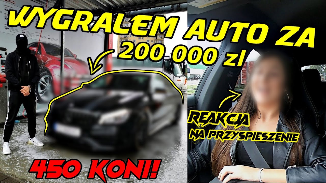 WYGRAŁEM MERCEDESA ZA 200 000 PLN! | REAKCJE DZIEWCZYN NA PRZYSPIESZENIE