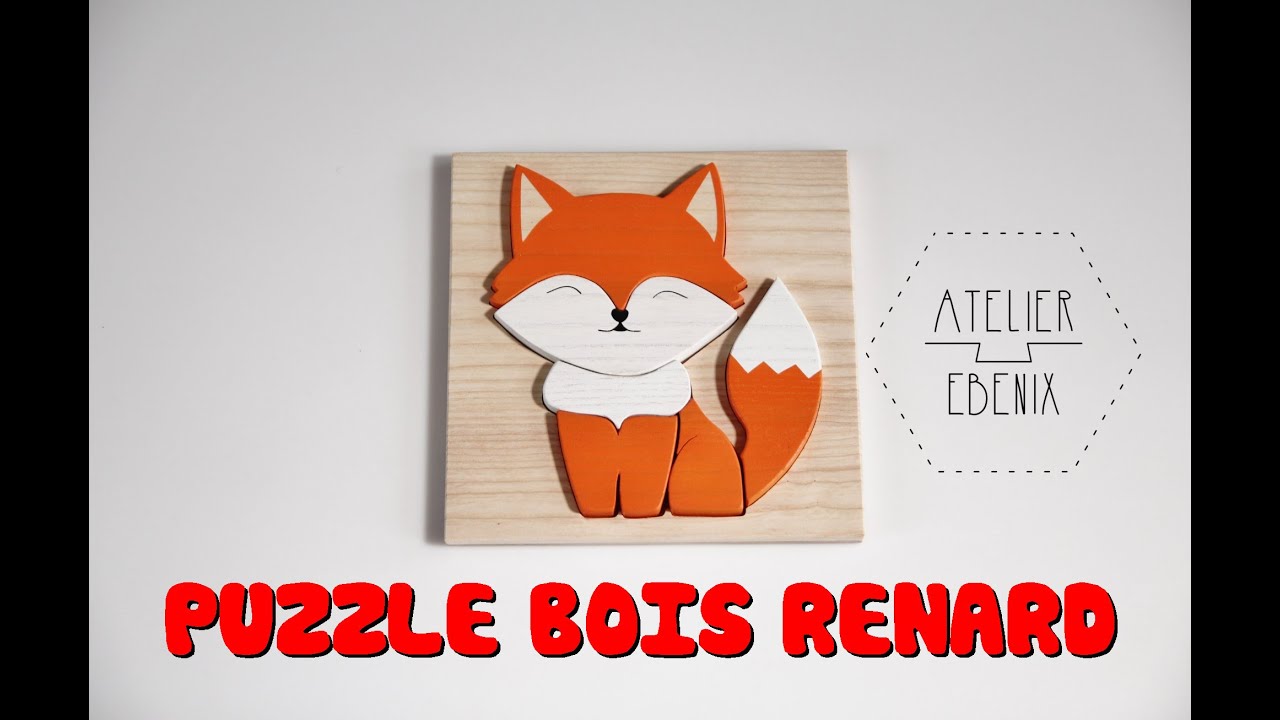 Fabrication artisanale puzzle en bois 