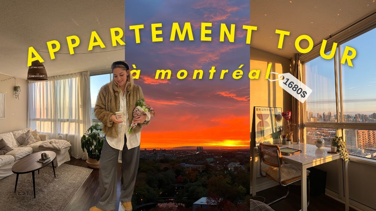 MON APPARTEMENT TOUR DE RÊVE ⎮ 1 chambre à Montréal 🧡
