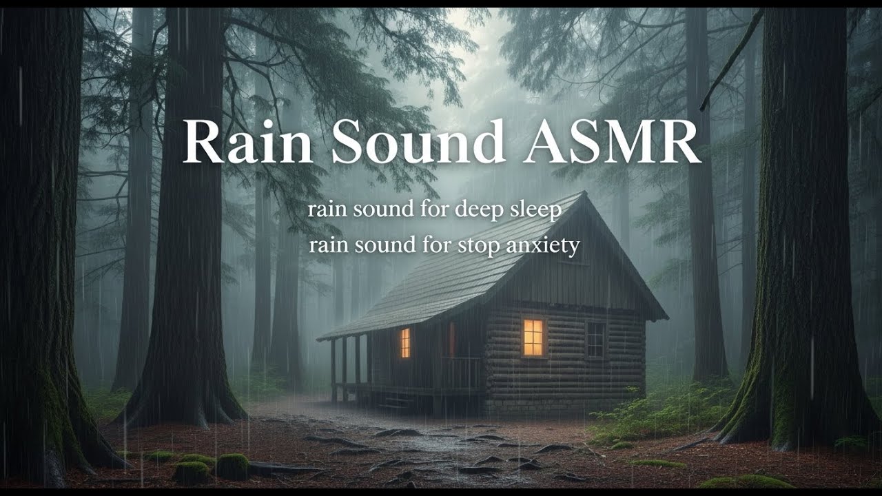 Rain and Thunder at Night for Deep Sleep, Calm Thoughts, and Emotional Balance for Calm Sleep