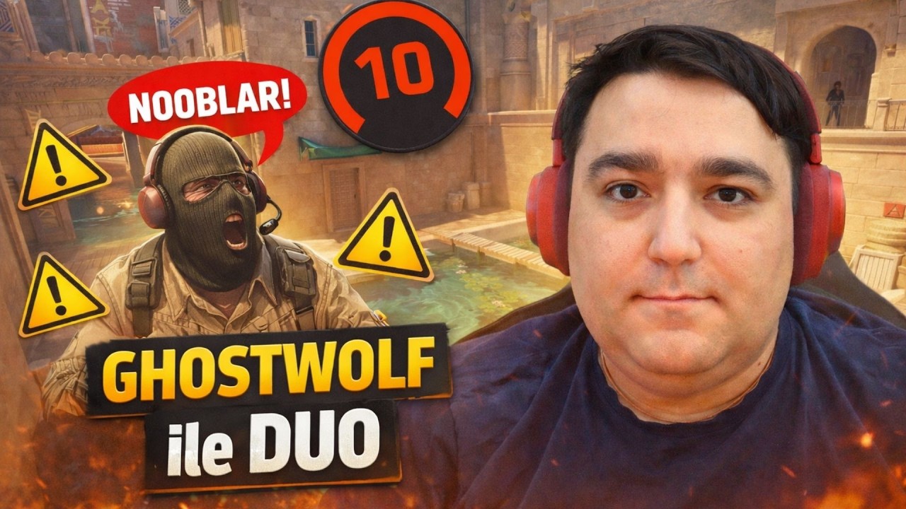 TOXIC OYUNCUYA RAĞMEN TAŞIDIK! GHOSTWOLF ile DUO (FACEIT 10 LEVEL ANUBIS)