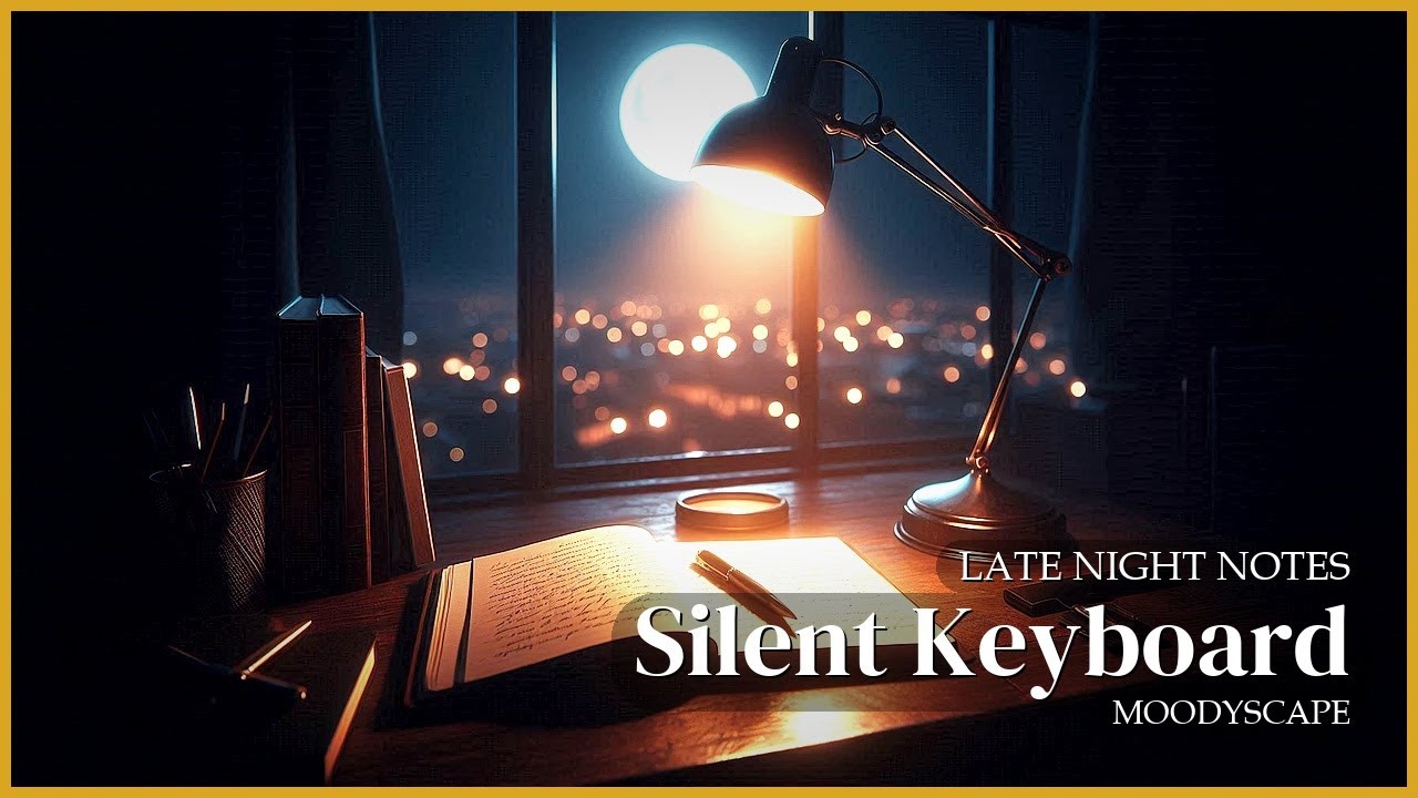 Silent Keyboard 💻🌙 — Jazz for Late Typing (30 Min)