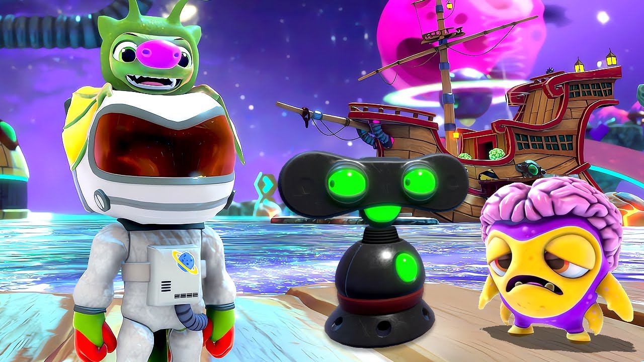 Yooka-Replaylee (Switch 2) - 100% Walkthrough Part 6: Galleon Galaxy
