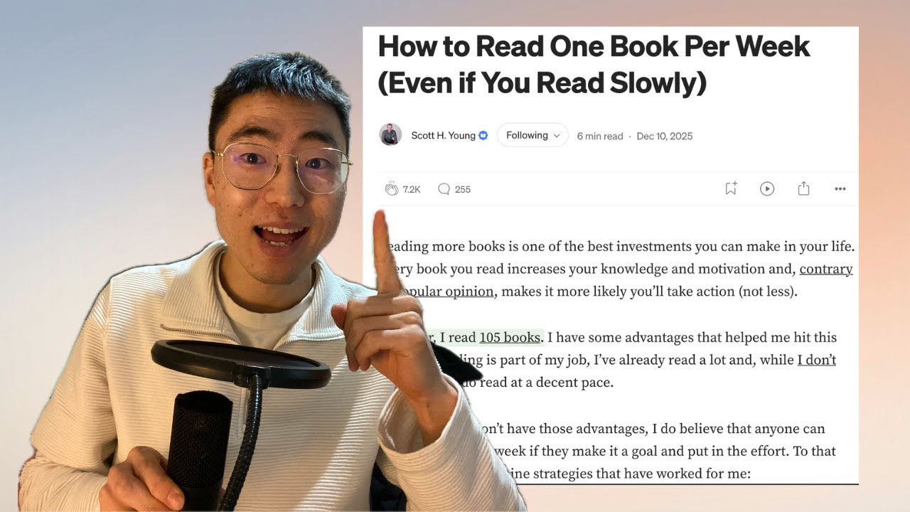 Как читать по одной книге в неделю (даже если вы читаете медленно)