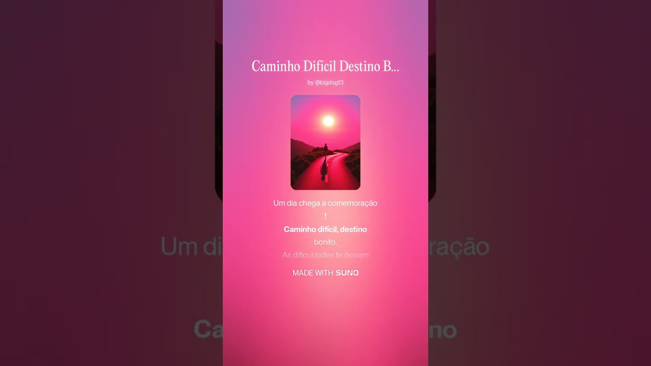 Caminho Difícil Destino Bonito (Portuguese Pop Female) Rough Road | Verman Bedessee & BDC AIM Band