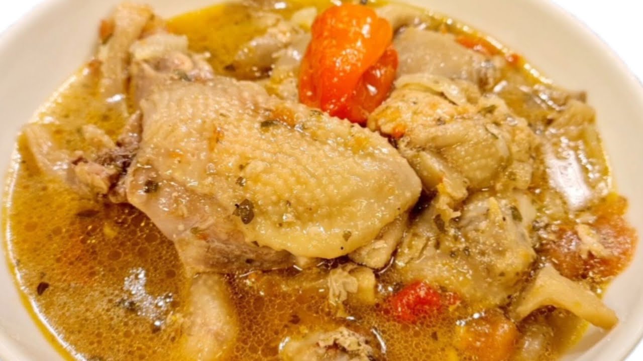 BOUILLON DE LA POULE:Comment Je Prépare Mon Bouillon De La Poule Aux Champignons Pleurotes 