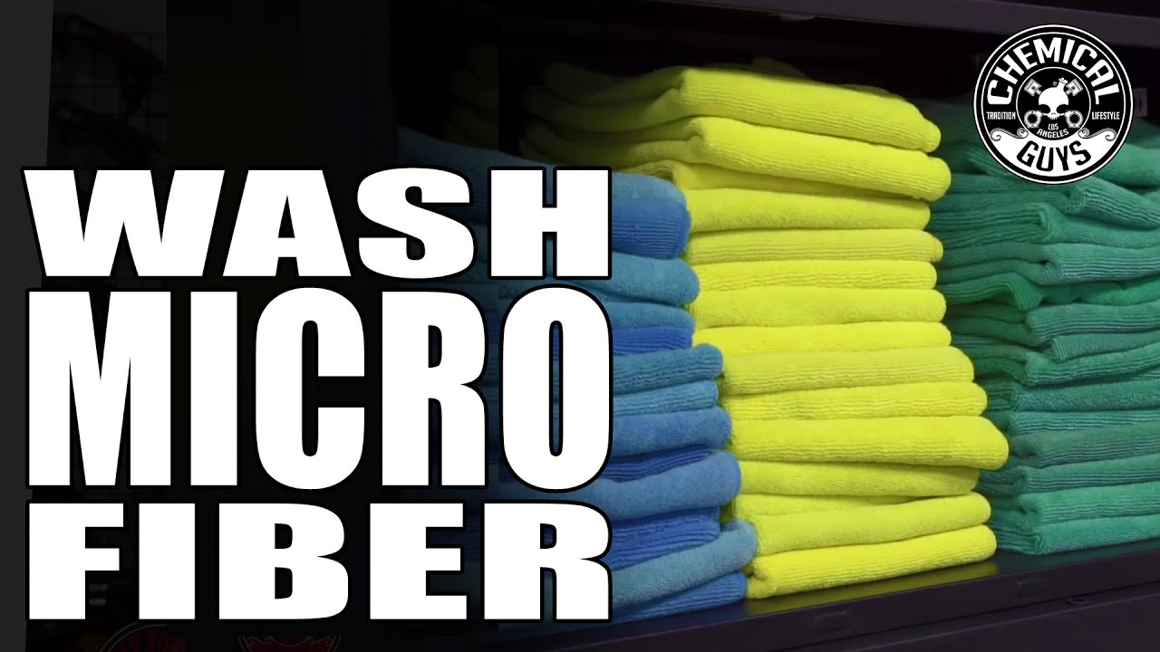 How To Wash Microfiber Towels Correctly - Chemical Guys - Microfiber Wash