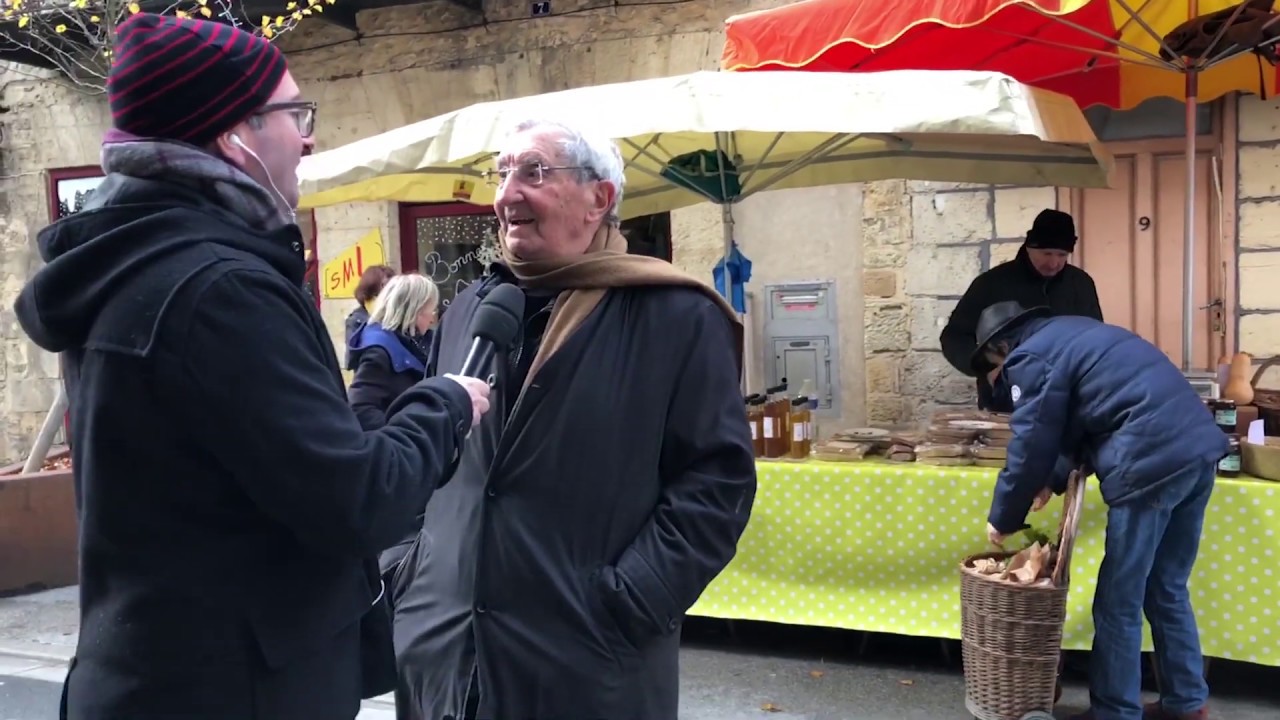L'histoire du marché du Bugue avec Gérard Fayolle