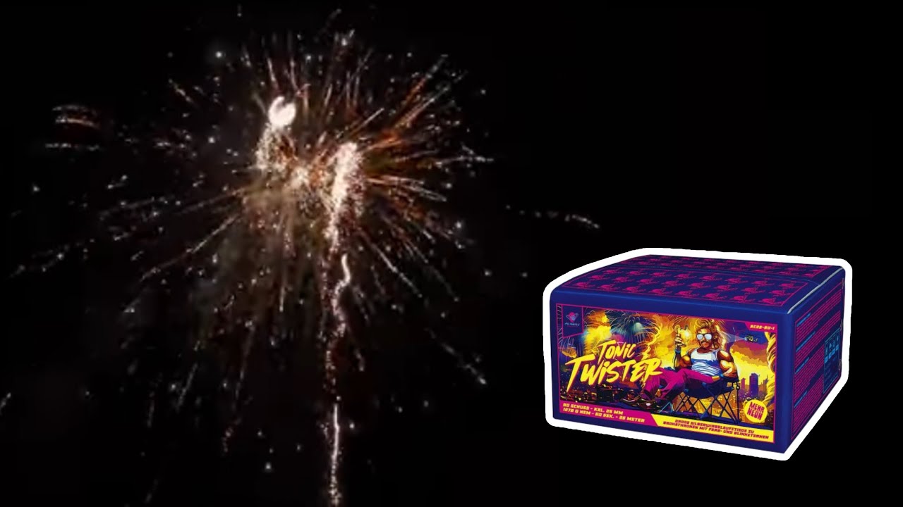 [4K] Albert Tonic Twister - Feuerwerksbatterie 