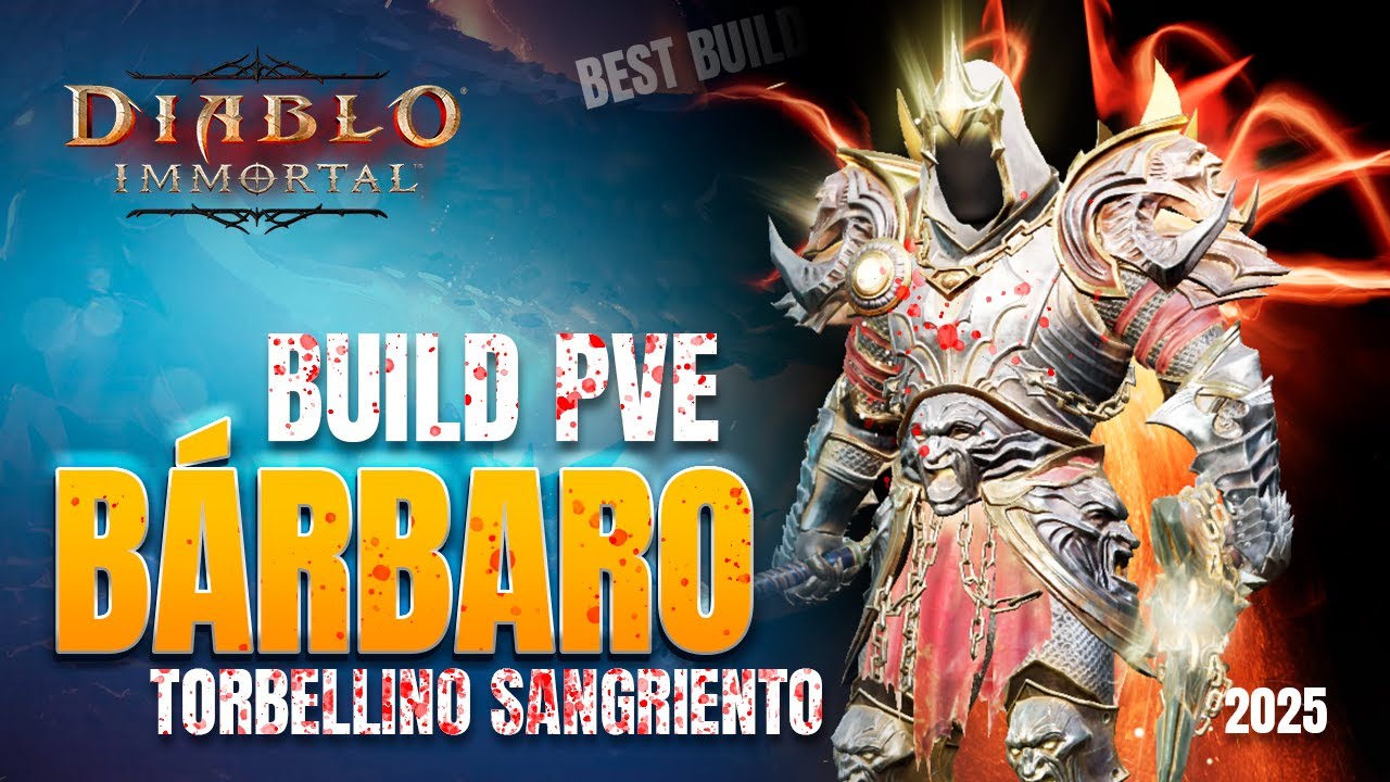 ¡La build de bárbaro que arrasa en 2025! - Diablo Immortal