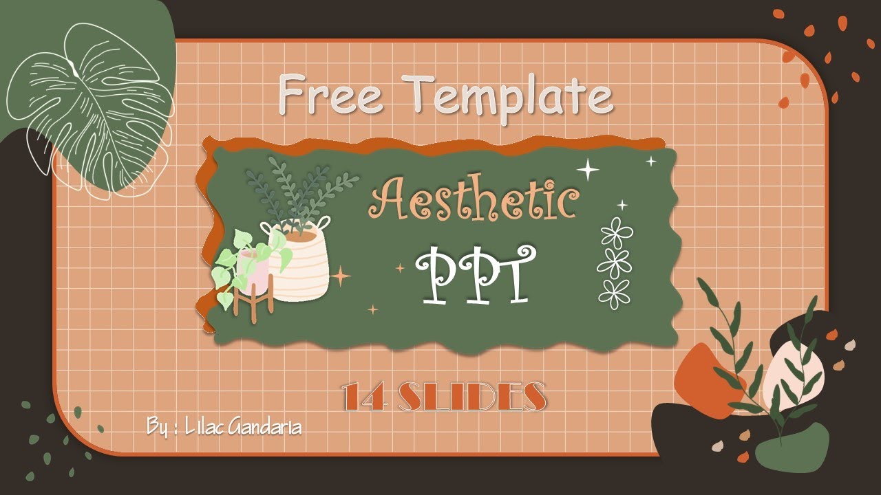 Aesthetic Cute PPT  - Tutorial #pptaesthetic #vintage #freeppttemplate #vintageppt