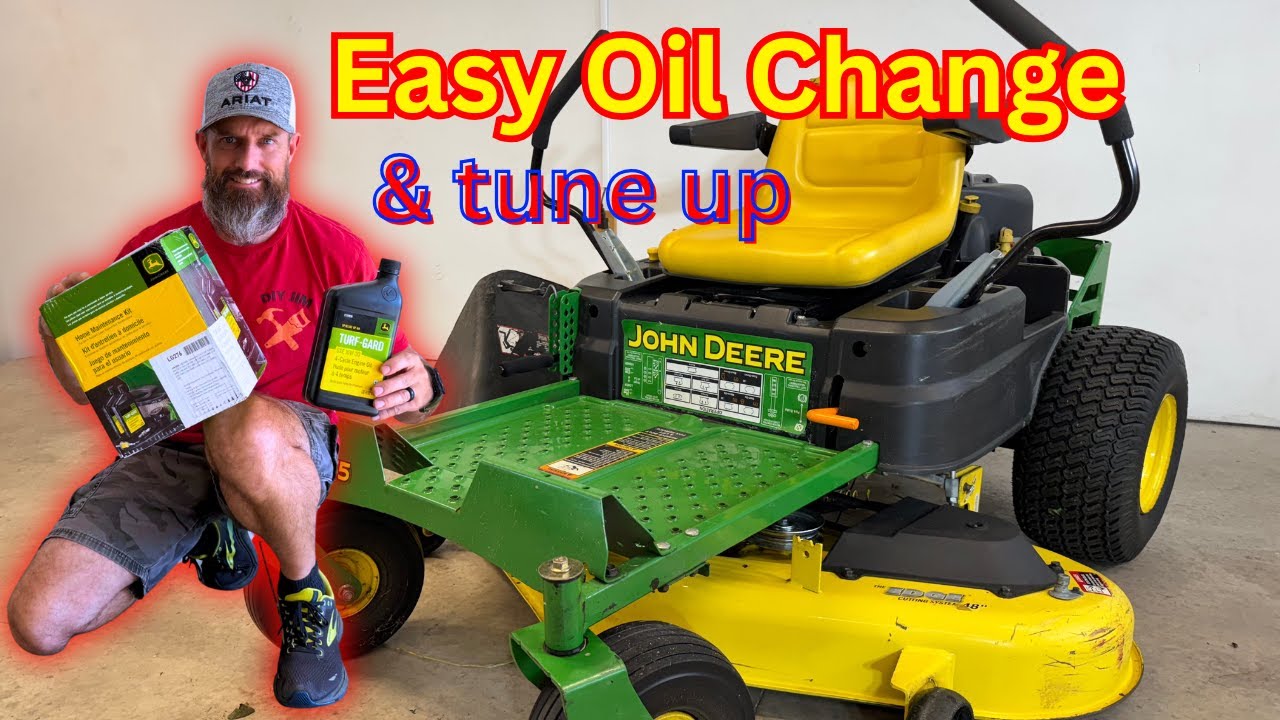 Замена масла и настройка John Deere Z255 своими руками (шаг за шагом)