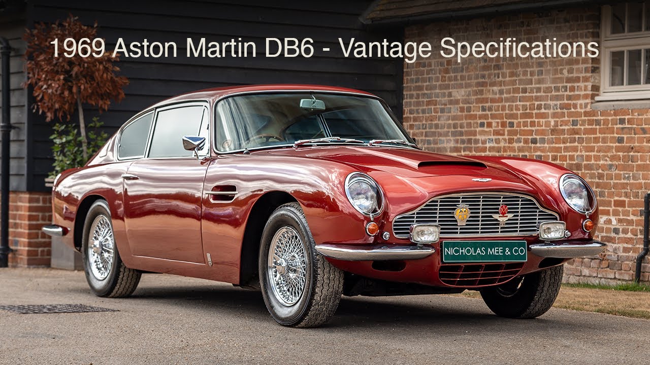 1969 Aston Martin DB6 - Vantage specifications - Nicholas Mee & Company, Aston Martin Specialists