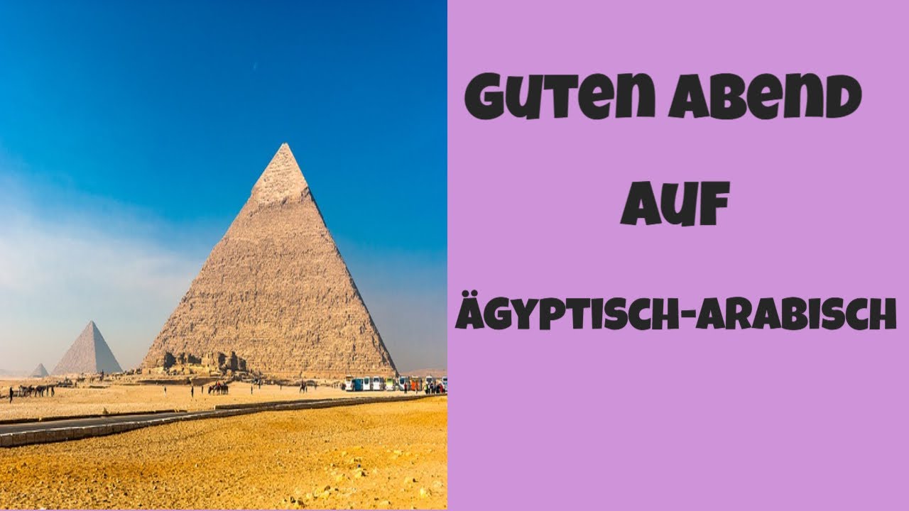 Guten Abend auf Ägyptisch-Arabisch