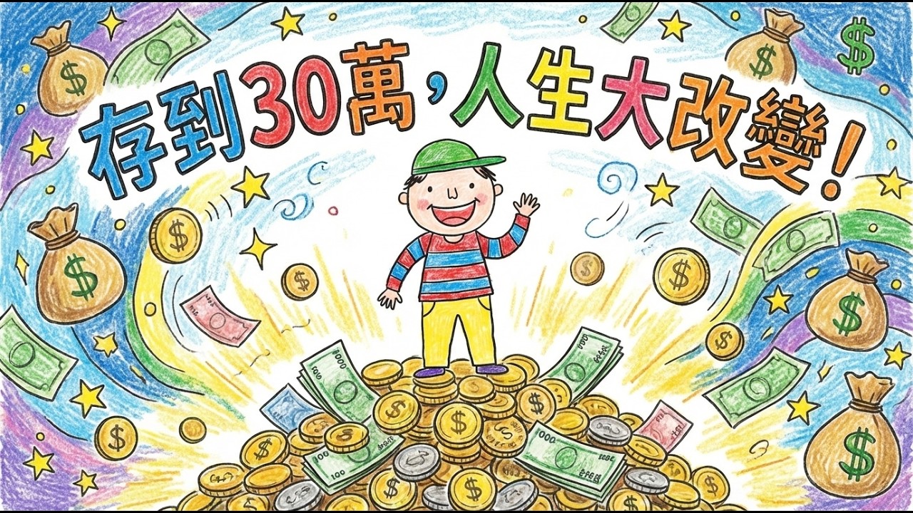 存到30萬台幣後,你的人生會開始改變