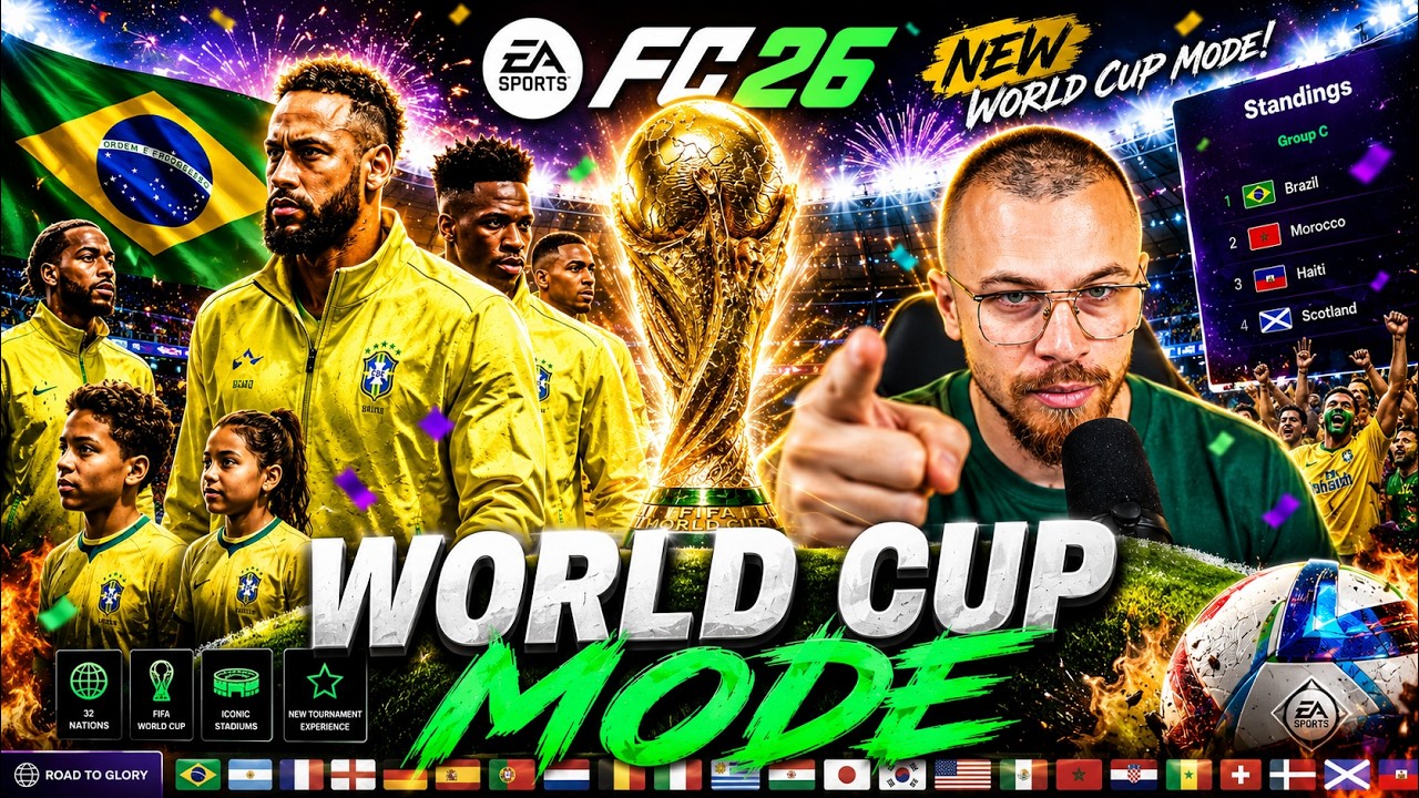 Геймплей нового режима ЧЕМПИОНАТА МИРА в FC 26! 🔥 Последний танец Бразилии и Неймара! 🏆