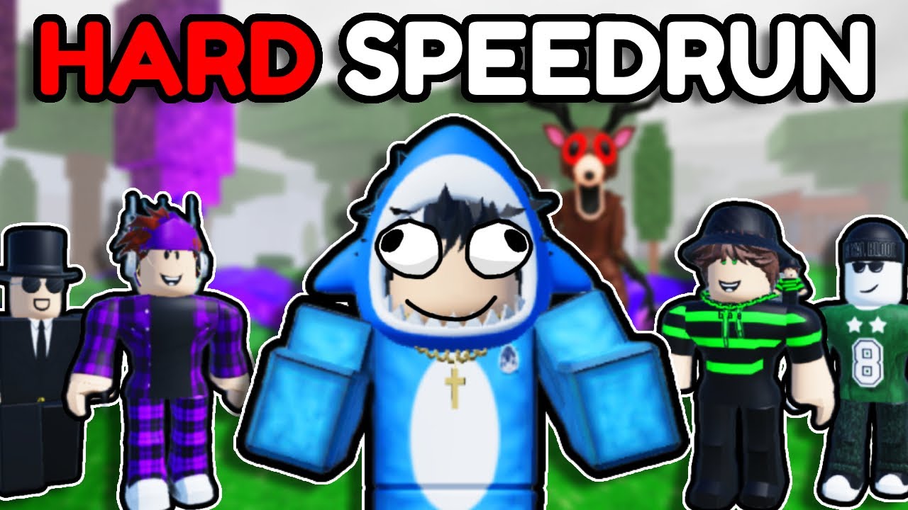 We SPEEDRAN the WORLD RECORD In Roblox 99 Nights Hard Mode!
