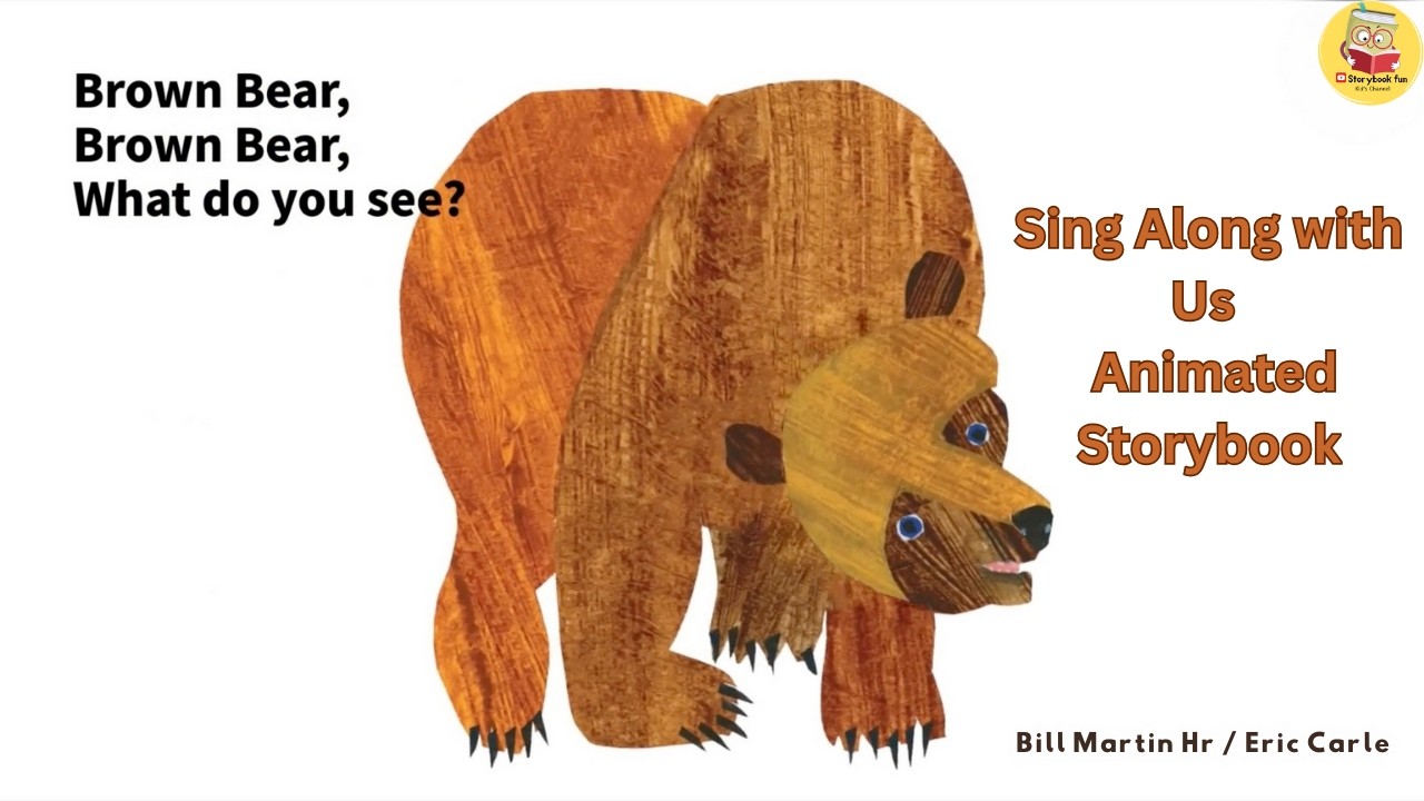 Brown Bear, Brown Bear, What Do You See? Song | Kids Songs | Eric Carle Book | Colors | Animals