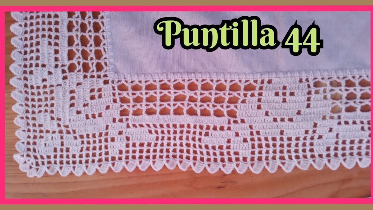 Puntilla #44  |Hermosas rosas de  vuelta y vuelta | Las Puntillas de Ronny