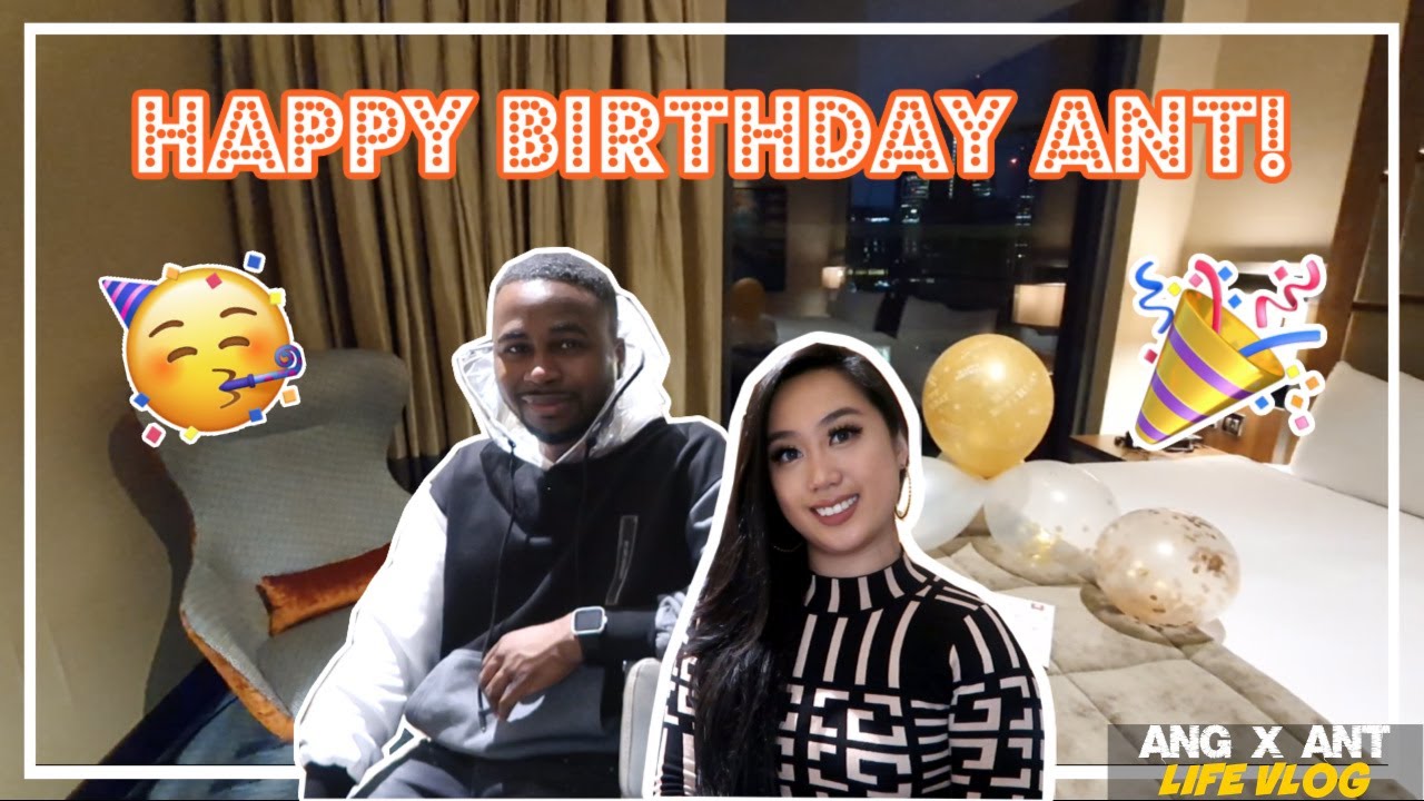ANT'S BIRTHDAY 🎉 | OUR SECOND STAYCATION IN LONDON | INTERRACIAL COUPLE VLOG