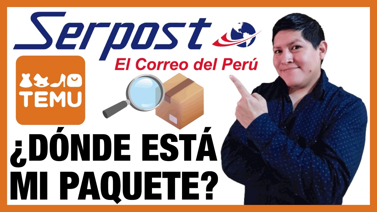 ✅ Como RASTREAR un PEDIDO de TEMU ✈️ SERPOST 📦