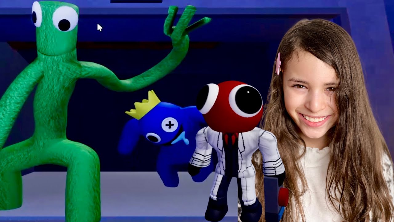 Roblox Rainbow Friends, глава 2: Учу папу выживать