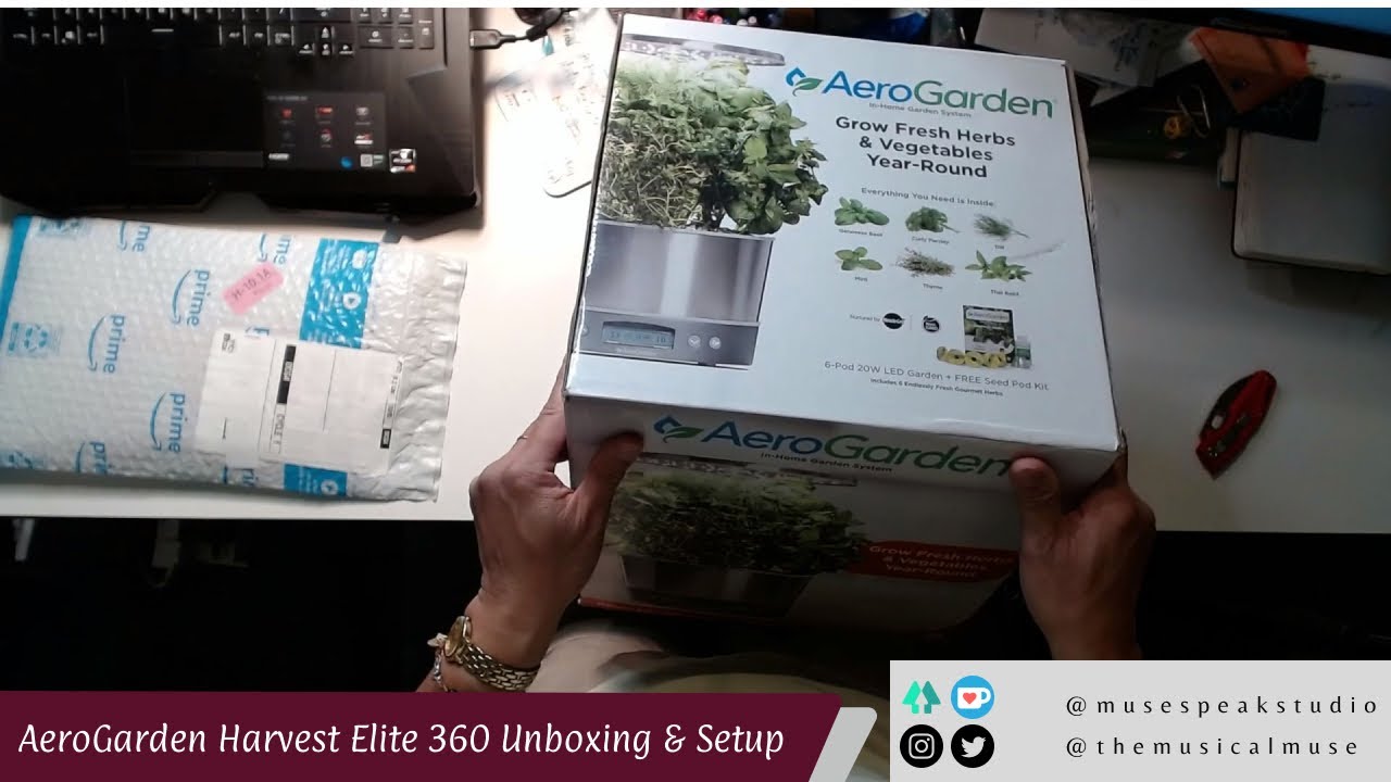 AeroGarden Harvest Elite 360 Unboxing & Setup